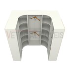 Kit Closet M11 Armário Colmeia Cabideiro+canto M11 ( Exposito