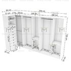 Kit Closet M141,142,143 Gavetas, Prateleiras M144.2021.b