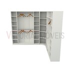 Kit Closet M1 Armário Colmeia Cabideiro Livia (expositor Roup