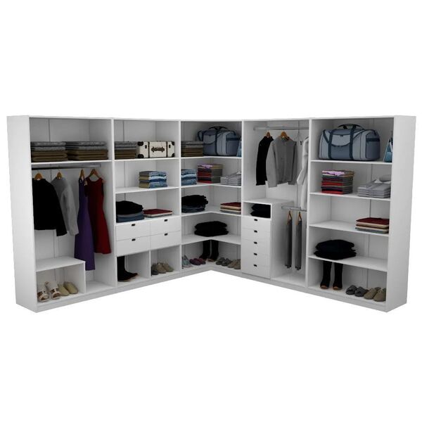 Kit Closet Modular M74.2021.b (m110,112,113,114,115) Quarto