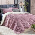 Kit Coberdrom Canelado Boston Queen 03 Peças - Dupla Face Man