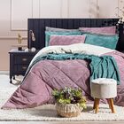 Kit Coberdrom Canelado Boston Solteiro 02 Peças - Dupla Face