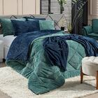 Kit Coberdrom Canelado Dupla Face Denver King 03 Peças - Mant