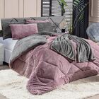 Kit Coberdrom Canelado Dupla Face Denver Queen 03 Peças - Man