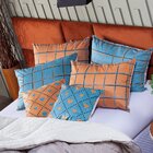 Kit Coberdrom Plaza Caqui Com Almofadas Queen 7 Peças Dupla F