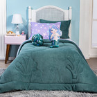 Kit Coberdrom Sereia Verde C/ Almofadas Solteiro 04 Peças - D