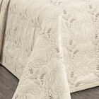 Kit Cobre leito 150 Fios Bordado Queen Juliana 03 Peças - Cre