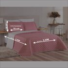 Kit Cobre Leito 3 Peças Cama Queen Dupla Face Com Porta Trave