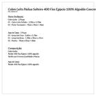 Kit Cobre Leito 400 Fios Egípcio Solteiro 100% Algodão Cinza