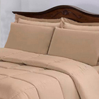 Kit Cobre Leito Aconchego Aspen Casa Dona 6 Peças Bege