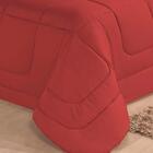 Kit Cobre Leito Aconchego Aspen Casa Dona 6 Peças Vermelho