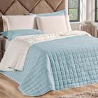 Kit Cobre Leito Aspen Casal Dupla Face Sherpa E Percal 180 Fi