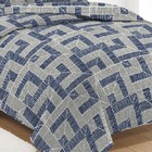 Kit Cobre Leito Atlanta Queen Padrão 3 Peças Matelado  Cinza