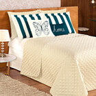 Kit Cobre Leito Avelã Dupla Face Casal Padrão 9 Peças Com Alm