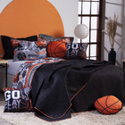 Kit Cobre Leito Basquete Dupla Face C/ Almofadas Casal Padrão