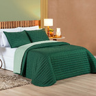 Kit Cobre Leito Belga Casal King 03 Peças Micropercal 200 Fio