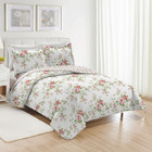 Kit Cobre Leito Boutis Queen Padrão 3 Peças Matelado  Vermelh