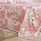Kit Cobre Leito Casal 03 Peças Rosê