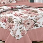 Kit Cobre Leito Casal Frame Com Porta Travesseiros Matelassê