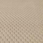 Kit Cobre Leito Casal Padrão Liso 03 Peças Cáqui