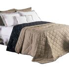 Kit Cobre Leito Casal Padrão Renove Bordado Hipercal 400 Fios