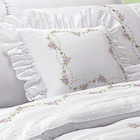 Kit Cobre Leito Casal Queen Holambra 06 Peças Tecido Percal 2