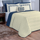 Kit Cobre Leito Casal Queen Tunes 07 Peças Microfibra Dupla F