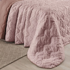 Kit Cobre Leito Colcha Adele King Dupla Face Micropercal 300