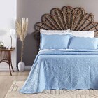 Kit Cobre Leito Colcha Adventure Solteiro Dupla Face - Azul -