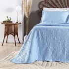 Kit Cobre Leito Colcha Adventure Solteiro Dupla Face - Azul -