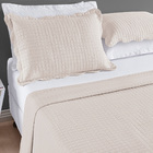 Kit Cobre Leito Colcha Alba Casal Square Microfibra Dupla Fac