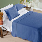 Kit Cobre Leito Colcha Alba King Dots Microfibra Dupla Face L