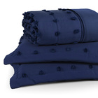 Kit Cobre Leito Colcha Alexa Pompom King Dupla Face Microperc