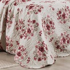 Kit Cobre Leito Colcha Allegra Casal Padrão Dupla Face 3 Peça