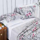 Kit Cobre Leito Colcha Allegra Queen Dupla Face 3 Peças - Mil