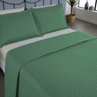 Kit Cobre Leito Colcha Bellini Queen Dupla Face Percal 300 Fi