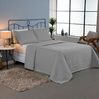 Kit Cobre Leito Colcha Bellini Queen Dupla Face Percal 300 Fi