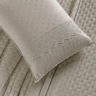 Kit Cobre Leito Colcha Bouclê Casal Padrão Laise Bordada Micr