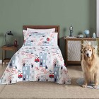 Kit Cobre Leito Colcha Carrosel Infantil Solteiro 2 Peças Mic