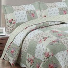 Kit Cobre Leito Colcha Casa Scarpa Mix Queen Estampado Dupla