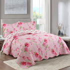 Kit Cobre Leito Colcha Casal Boutik Dupla Face - Maria - 100%