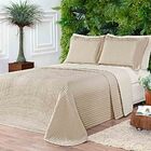 Kit Cobre Leito Colcha Celeste King 03 Peças Dupla Face Micro