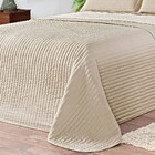 Kit Cobre Leito Colcha Celeste Queen 03 Peças Dupla Face Micr