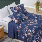 Kit Cobre Leito Colcha Celi Casal Padrão Dupla Face Microperc