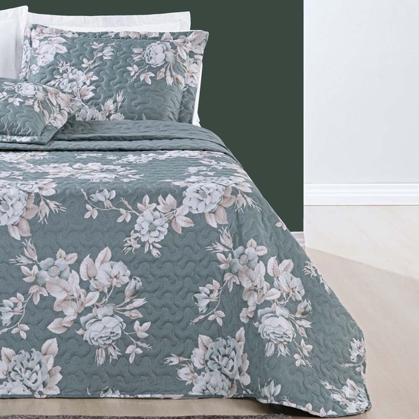 Kit Cobre Leito Colcha Celi Solteiro Dupla Face Micropercal 2