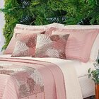 Kit Cobre Leito Colcha Charlote Queen 08 Peças Dupla Face Xal