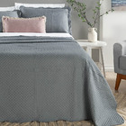 Kit Cobre Leito Colcha Cherry Queen Micropercal 200 Fios C/ B