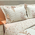 Kit Cobre Leito Colcha Classics King Dupla Face Percal 300 Fi