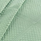 Kit Cobre Leito Colcha Clean King Dupla Face - Verde - 100% P