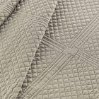 Kit Cobre Leito Colcha Clean Queen Dupla Face - Cáqui - 100%